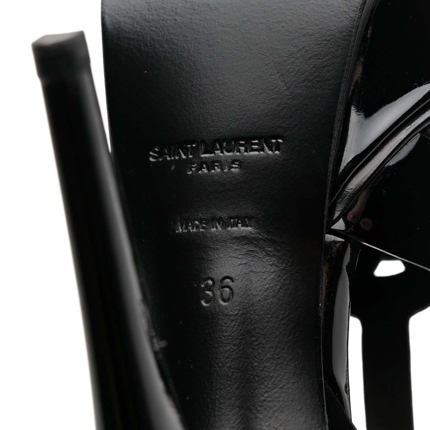 Patent Tribute 105 Platform Sandals 36 Black