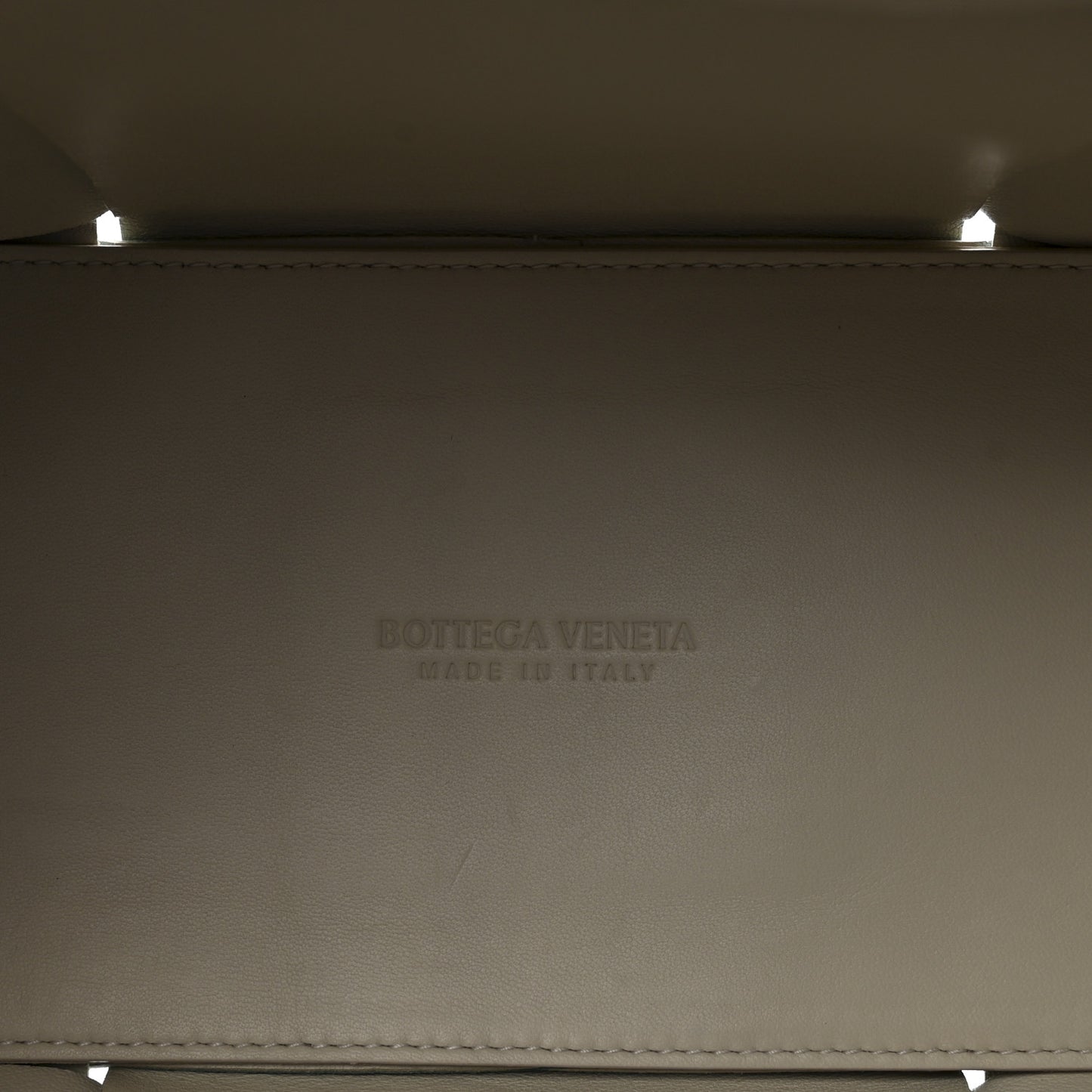 Nappa Maxi Intrecciato Medium Arco Tote Linoleum