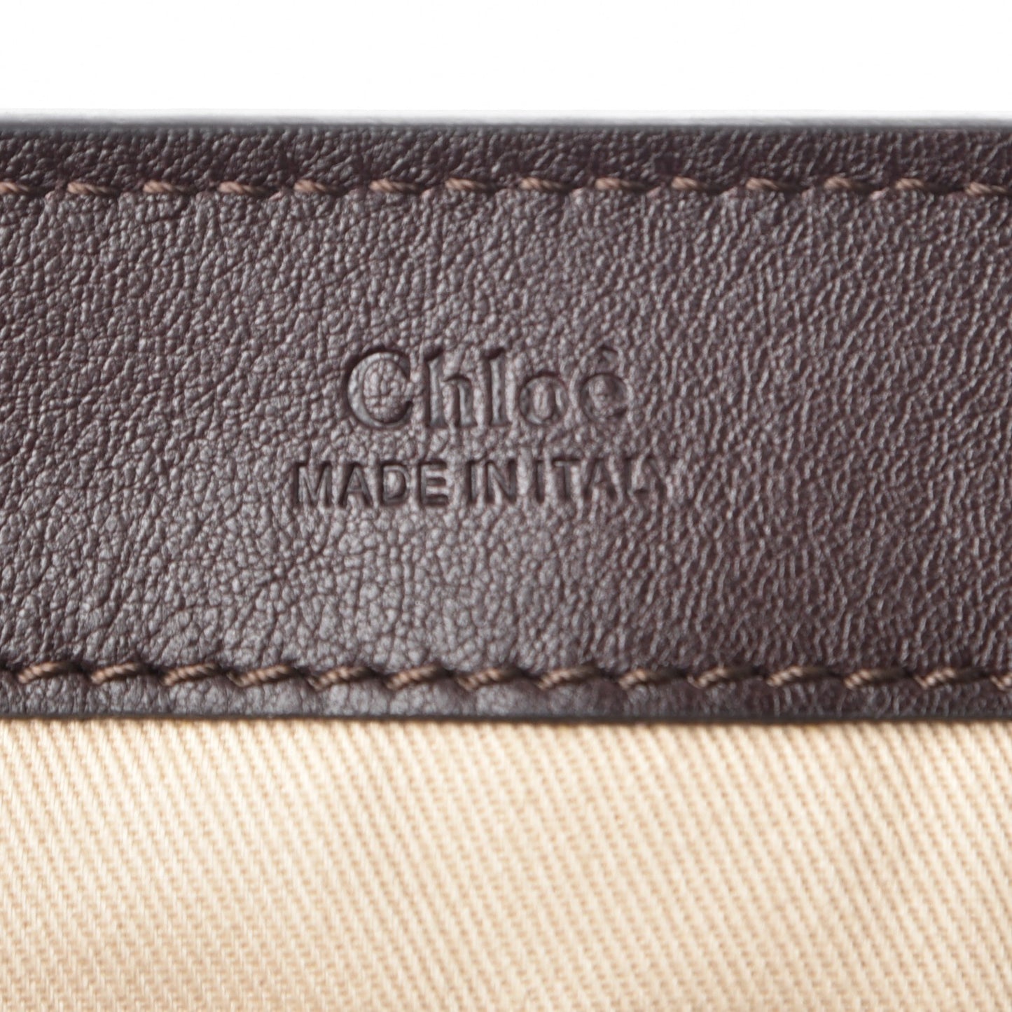 Calfskin Small Faye Day Shoulder Bag Carbon Brown