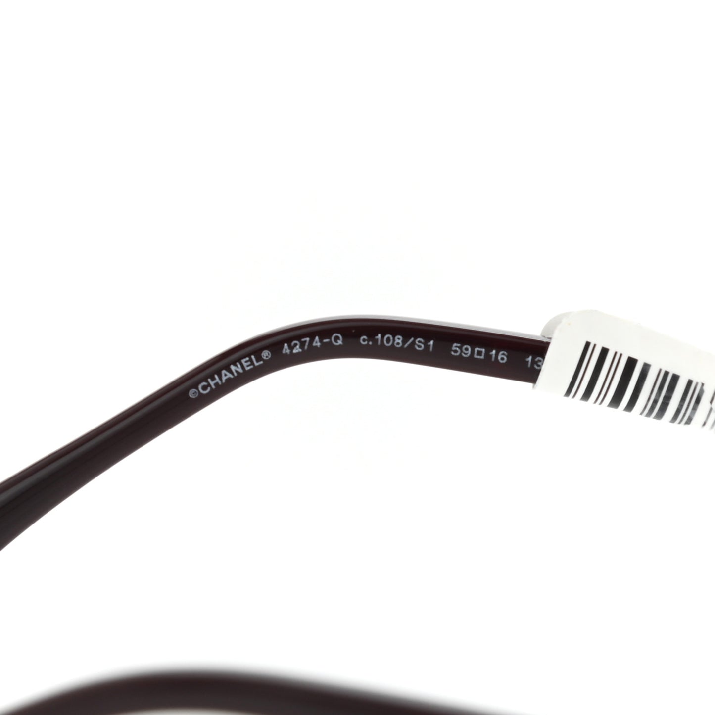 Metal Square Frame Chain Sunglasses 4274-Q