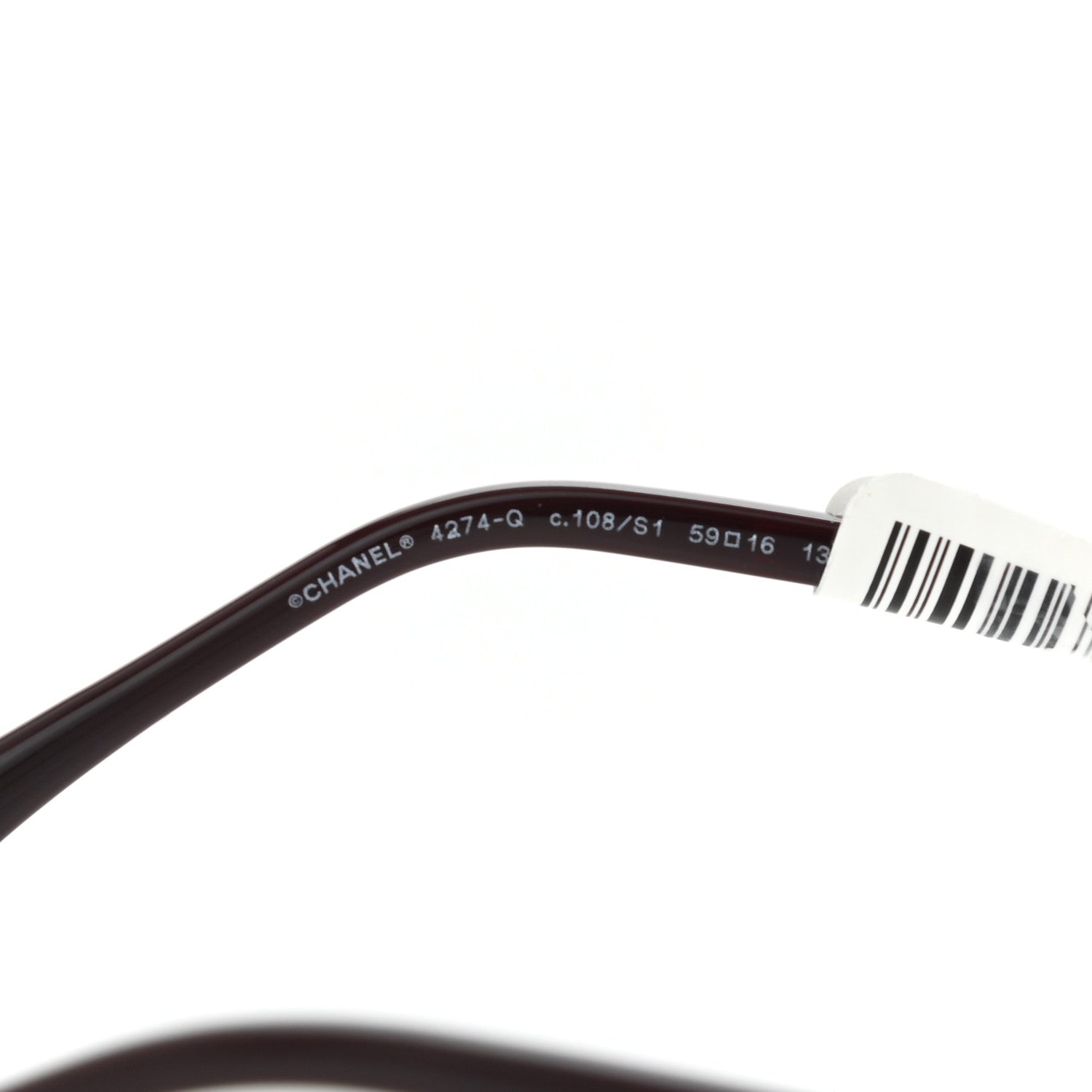Chanel Metal Square Frame Chain Sunglasses 4274-Q 8 of 8