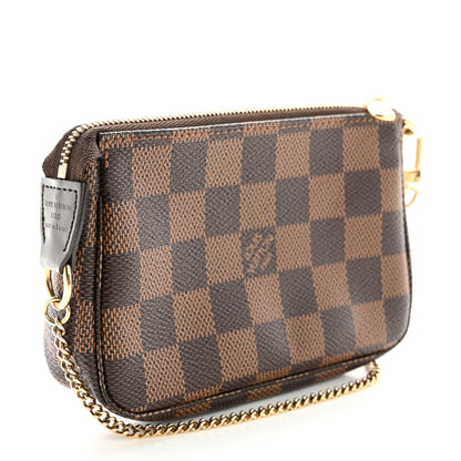 Louis Vuitton Damier Ebene Mini Pochette Accessories 3 of 9