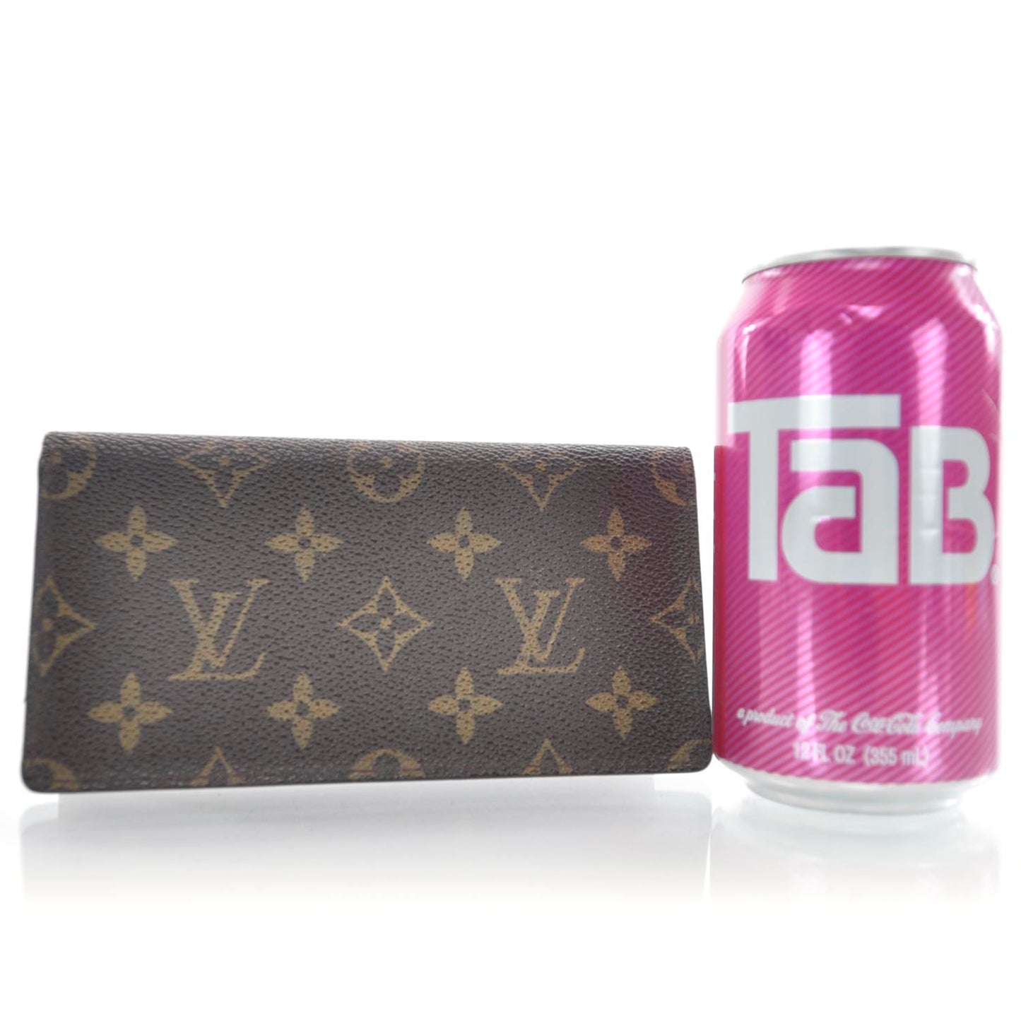 Monogram Checkbook Holder Wallet Cover