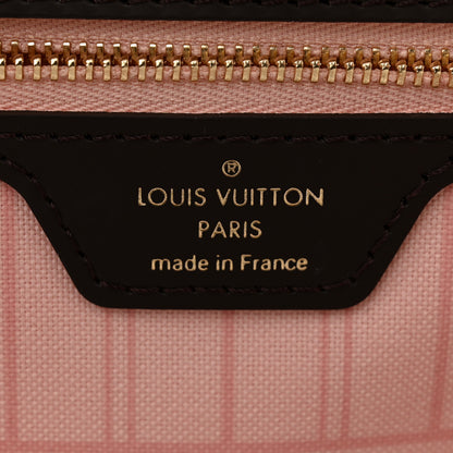Louis Vuitton Damier Ebene Braided Neverfull MM Pink 6 of 10