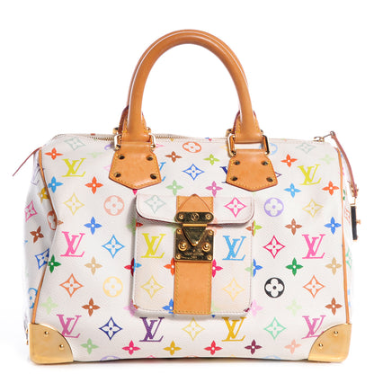 Louis Vuitton Monogram Multicolor Speedy 30 White 1 of 7