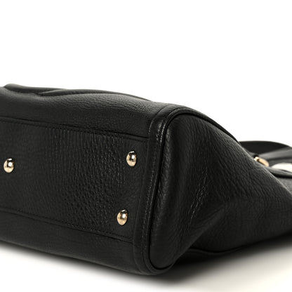 Gucci Pebbled Calfskin Small Soho Top Handle Bag Black 11 of 11