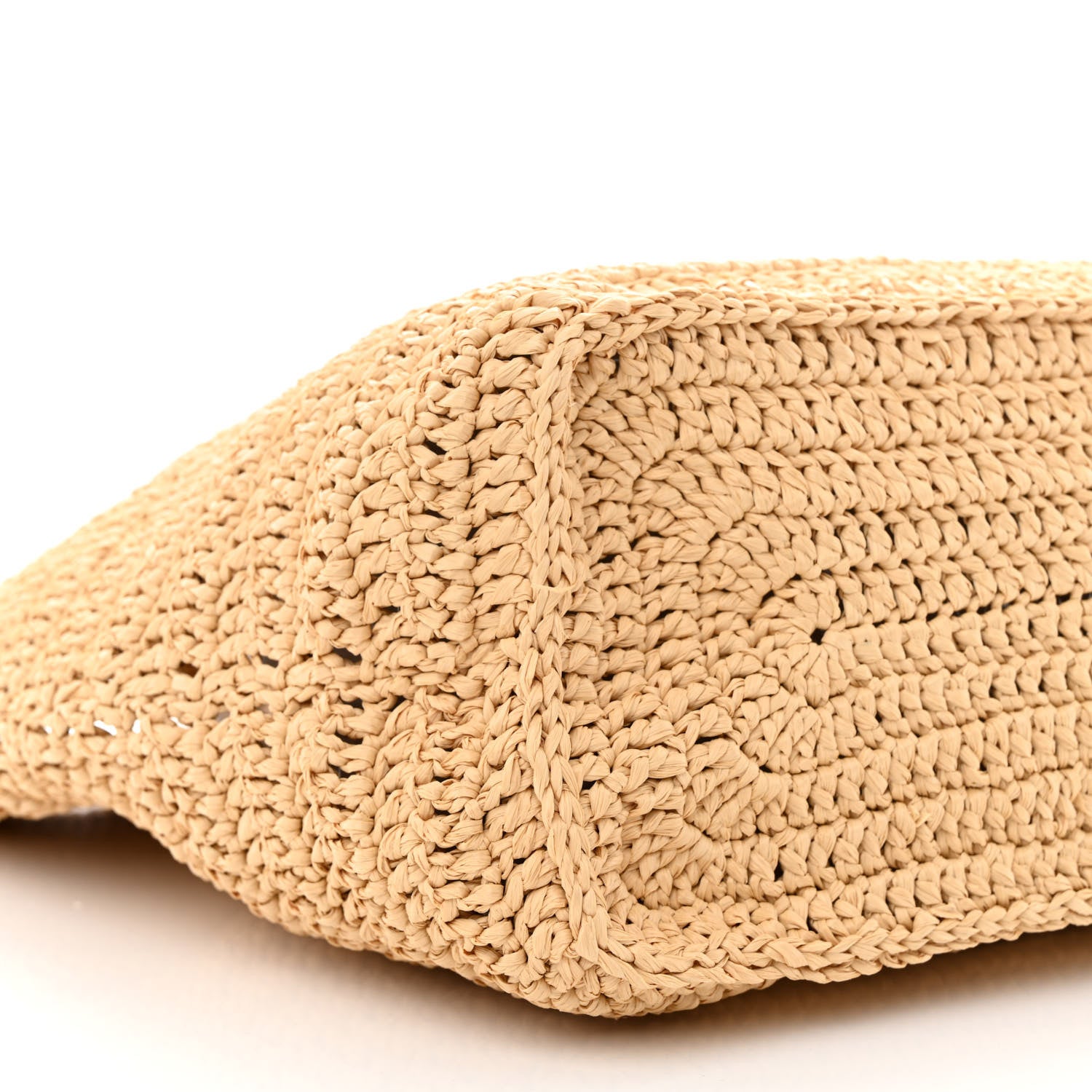 Saint Laurent Raffia Rive Gauche Tote Natural 9 of 11