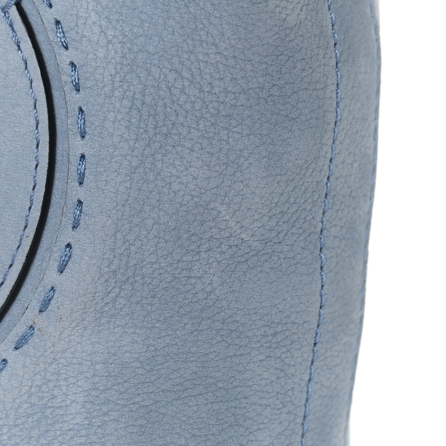 Delvaux Nubuck Santiag Pin Daily Shoulder Bag Denim II 11 of 17