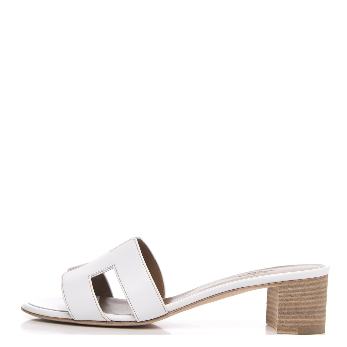 Calfskin Oasis Sandals 37.5 White