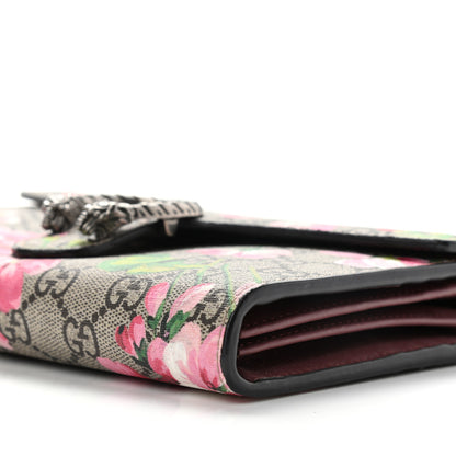 Gucci GG Supreme Monogram Blooms Mini Dionysus Chain Wallet Beige Multicolor Dry Rose 11 of 11