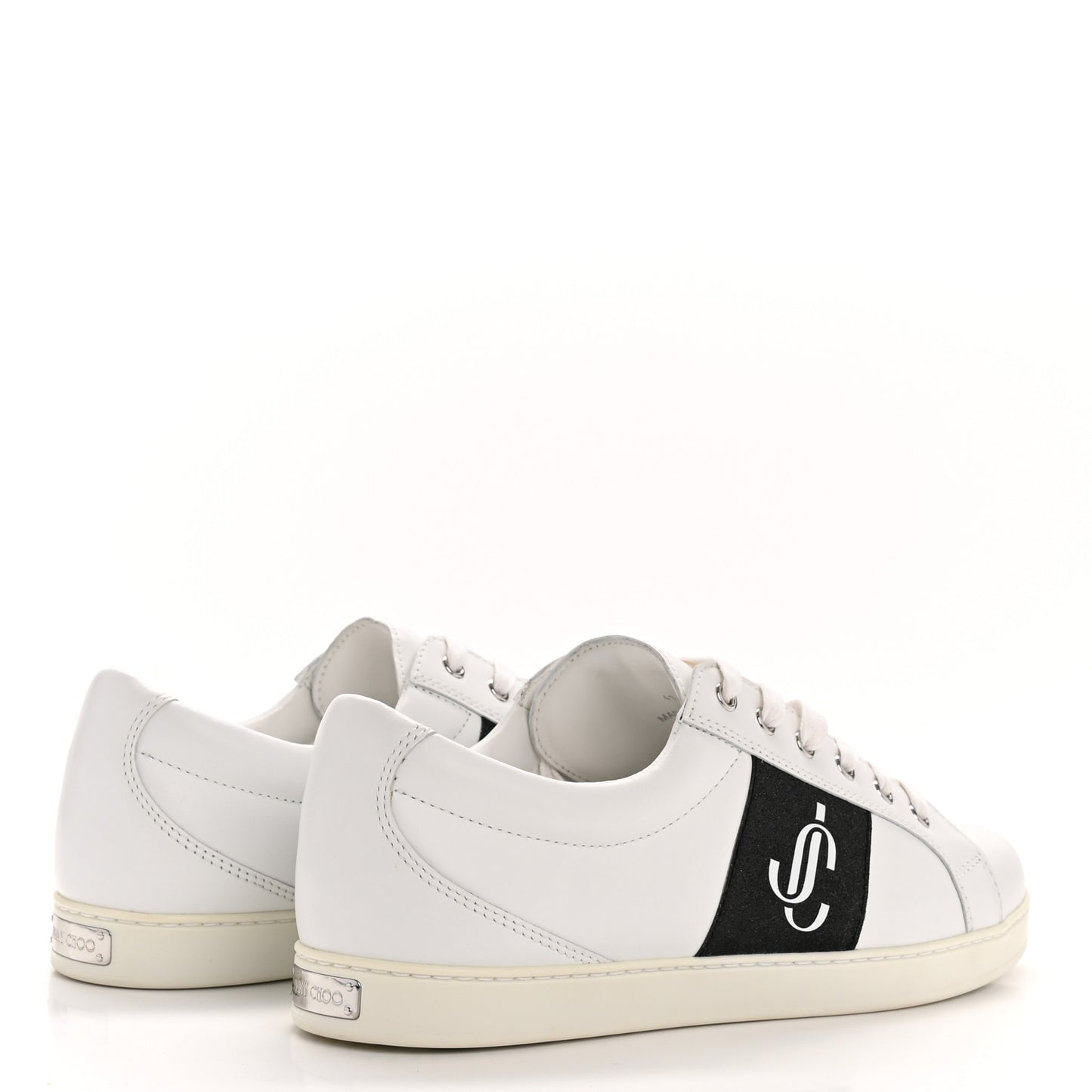 Nappa Glitter Cash JC Sneakers 41 White Black