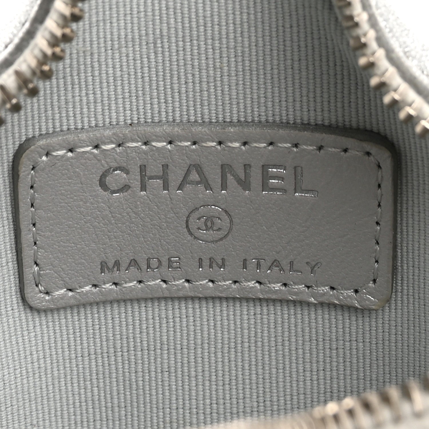Chanel Metallic Lambskin Walk Of Fame Star Clip On Coin Purse Silver 6 of 7