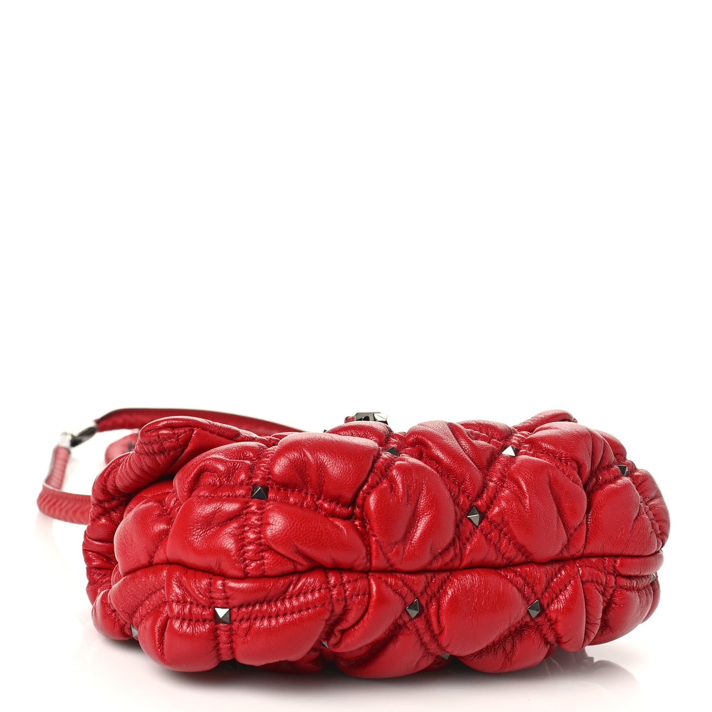 Nappa Small Spikeme Shoulder Bag Rosso Valentino