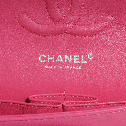 Chanel Patent Quilted Medium Double Flap Pink 8 of 10