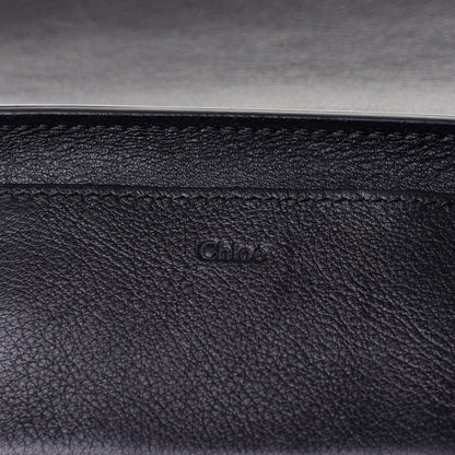 Chloe Smooth Calfskin Drew Bijou Clutch Black 8 of 10