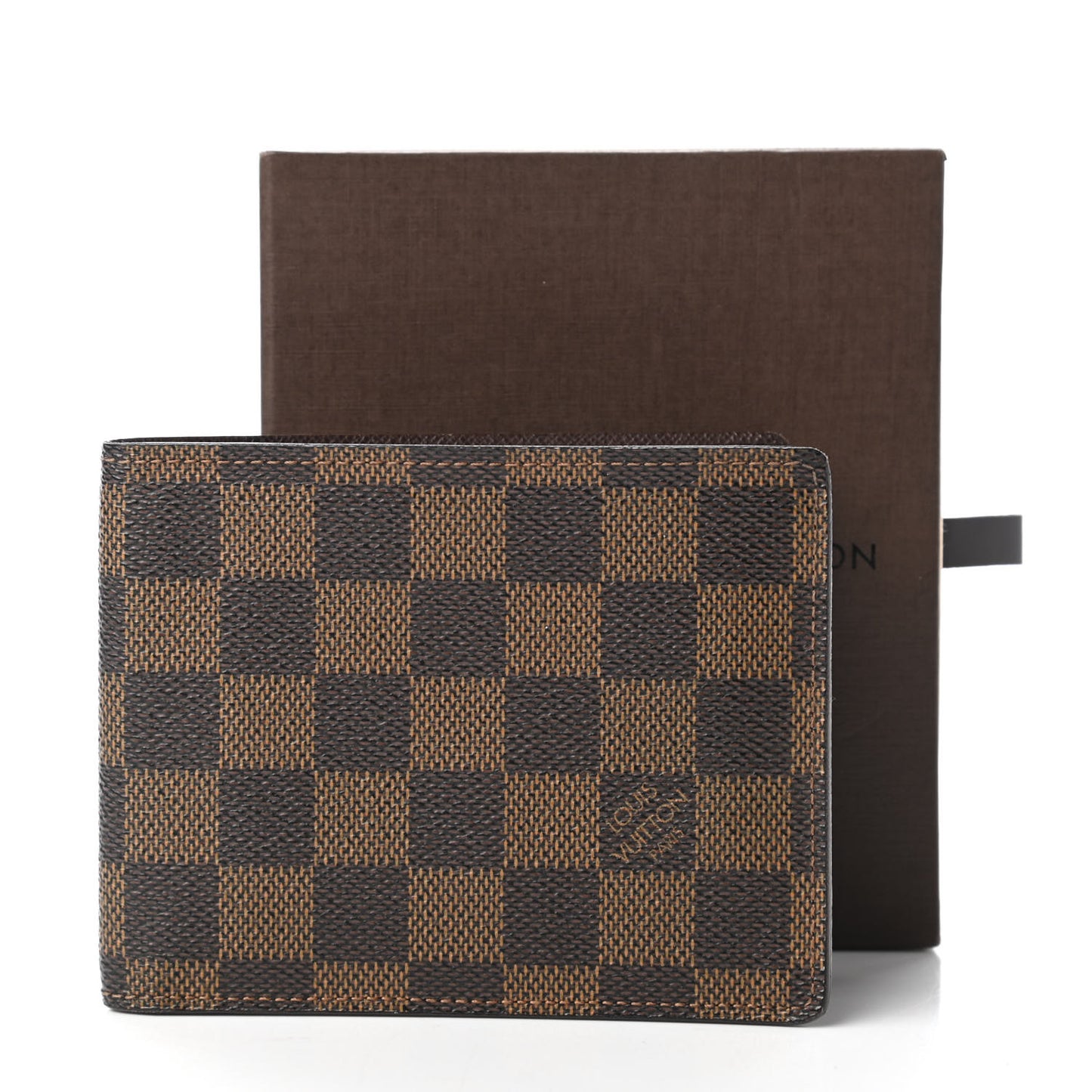 Damier Ebene Porte-Billets Mens Billfold Wallet