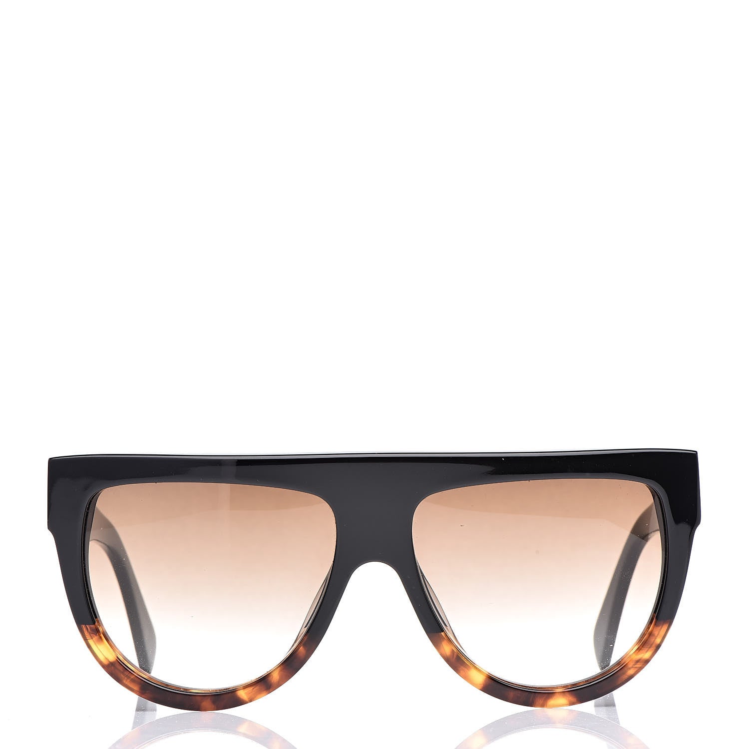 Celine Shadow Sunglasses CL 41026/S Black Havana 2 of 6