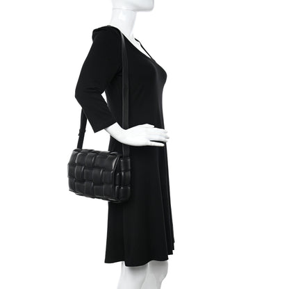 Bottega Veneta Nappa Maxi Intreccio Padded Cassette Crossbody Bag Black 2 of 10