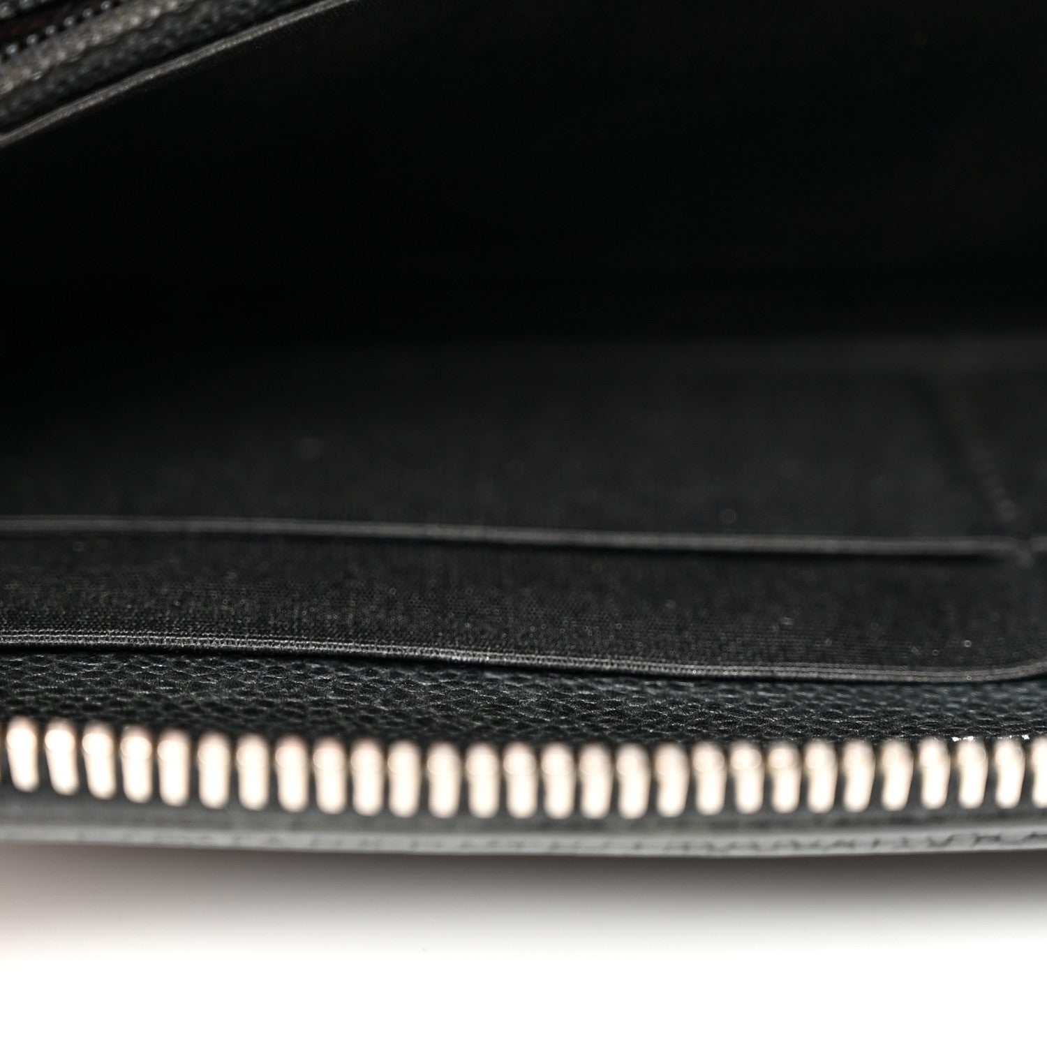 Chanel Caviar Outdoor Ligne Zip Around Wallet Black 10 of 18
