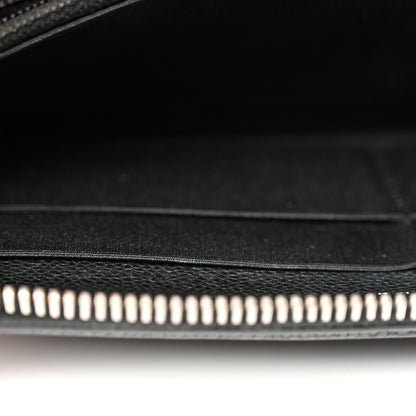Chanel Caviar Outdoor Ligne Zip Around Wallet Black 10 of 18