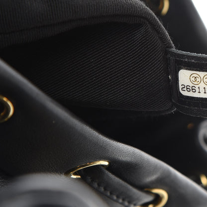 Chanel Calfskin Quilted Mini Urban Spirit Backpack Black 6 of 12