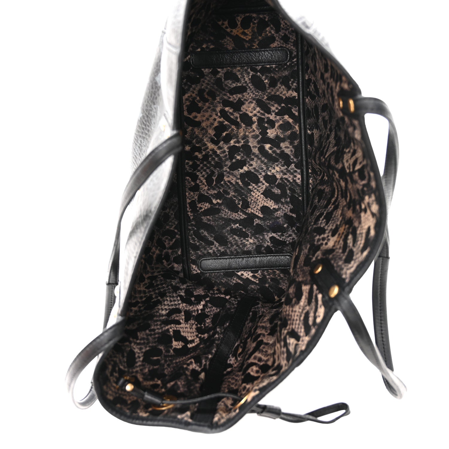 MCM Medium Project Reversible Shopper Tote Black 9 of 18