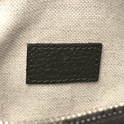 Gucci Piuma Calfskin Jumbo GG Embossed Small Belt Bag Dark Green 6 of 10