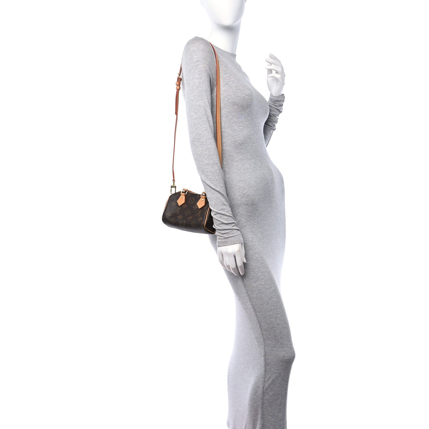 Louis Vuitton Monogram Nano Speedy Bandouliere 2 of 11