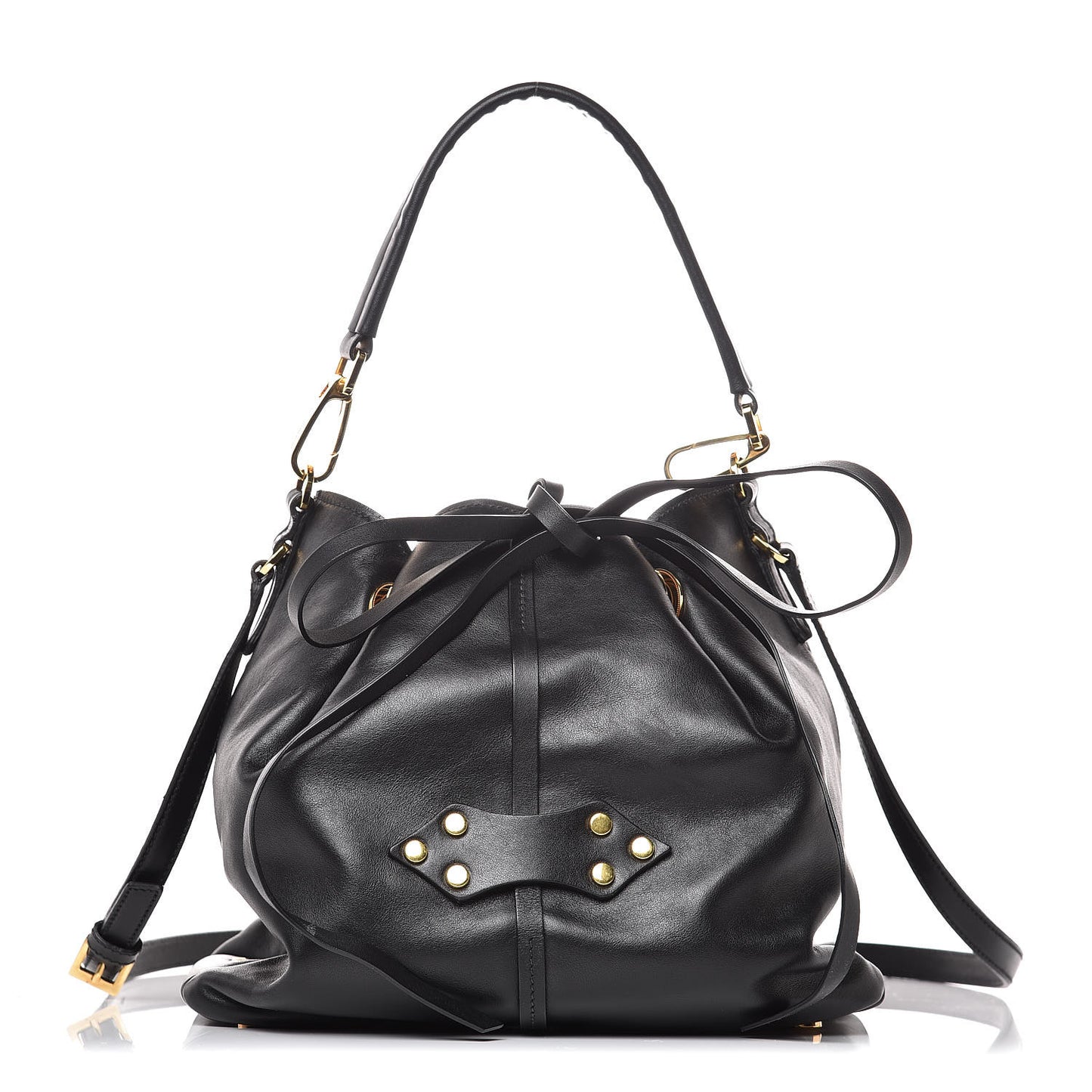 Nappa Bucket Bag Black