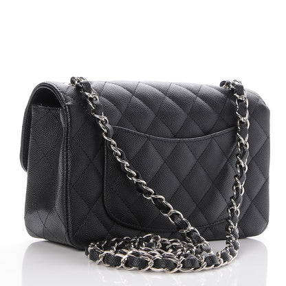 Chanel Iridescent Caviar Quilted Mini Rectangular Flap Black 3 of 8