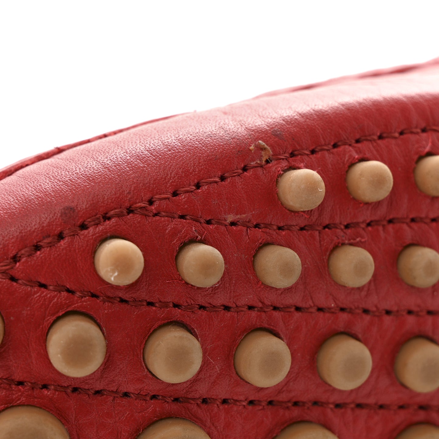 Road Calfskin Web Mens Horsebit Driver Loafers 10 Rosso