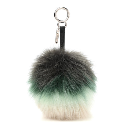 Fendi Fox Fur Pom Pom Bag Charm Multicolor 1 of 4