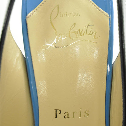 Christian Louboutin Patent Bianca Slingback Pumps 37 Multicolor 6 of 7