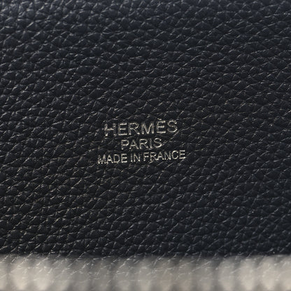 Hermes Togo Tufting Chimeres Dragon 1923 Bolide 45 Black Bleu Lin 6 of 13