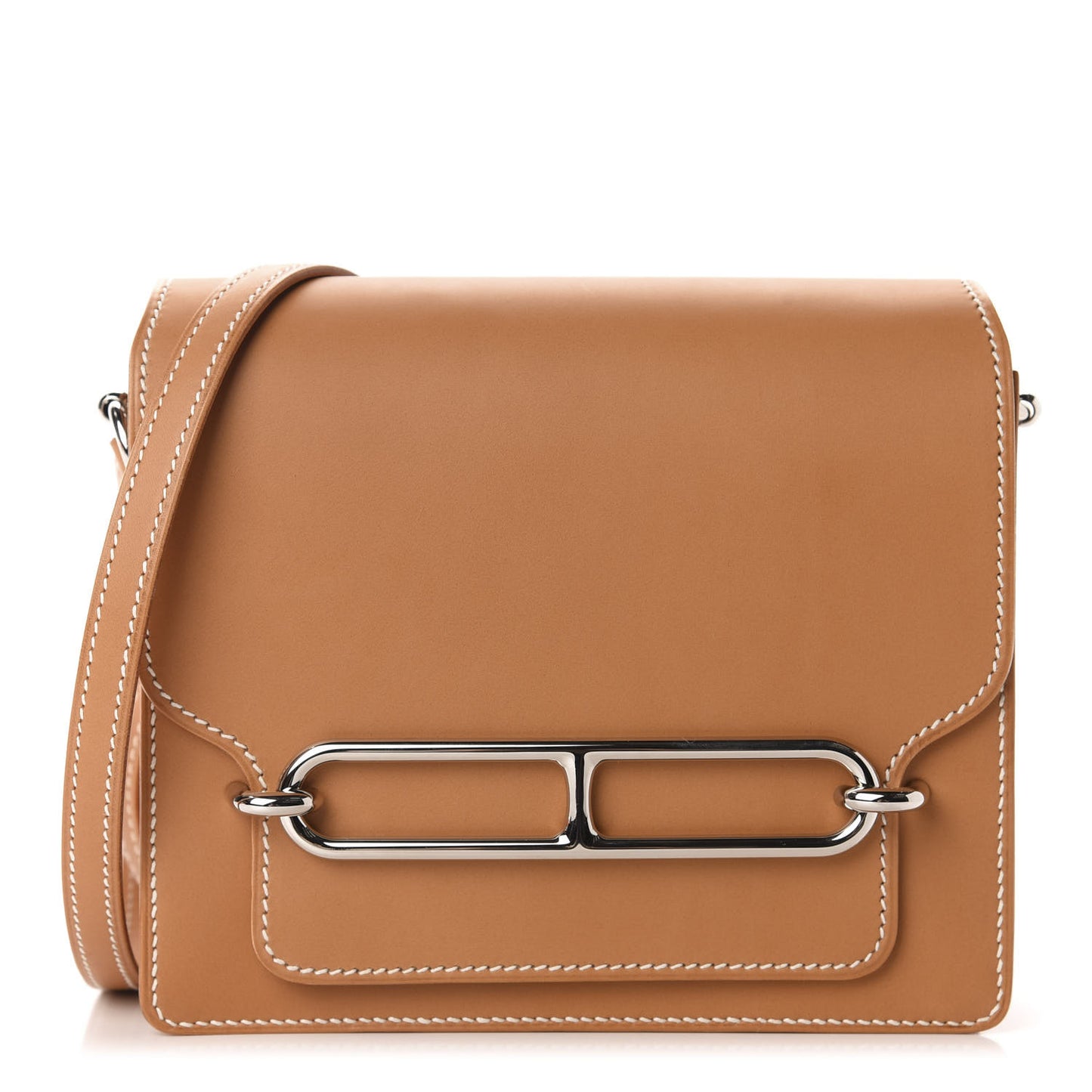 Veau Butler Mini Sac Roulis Natural Sable