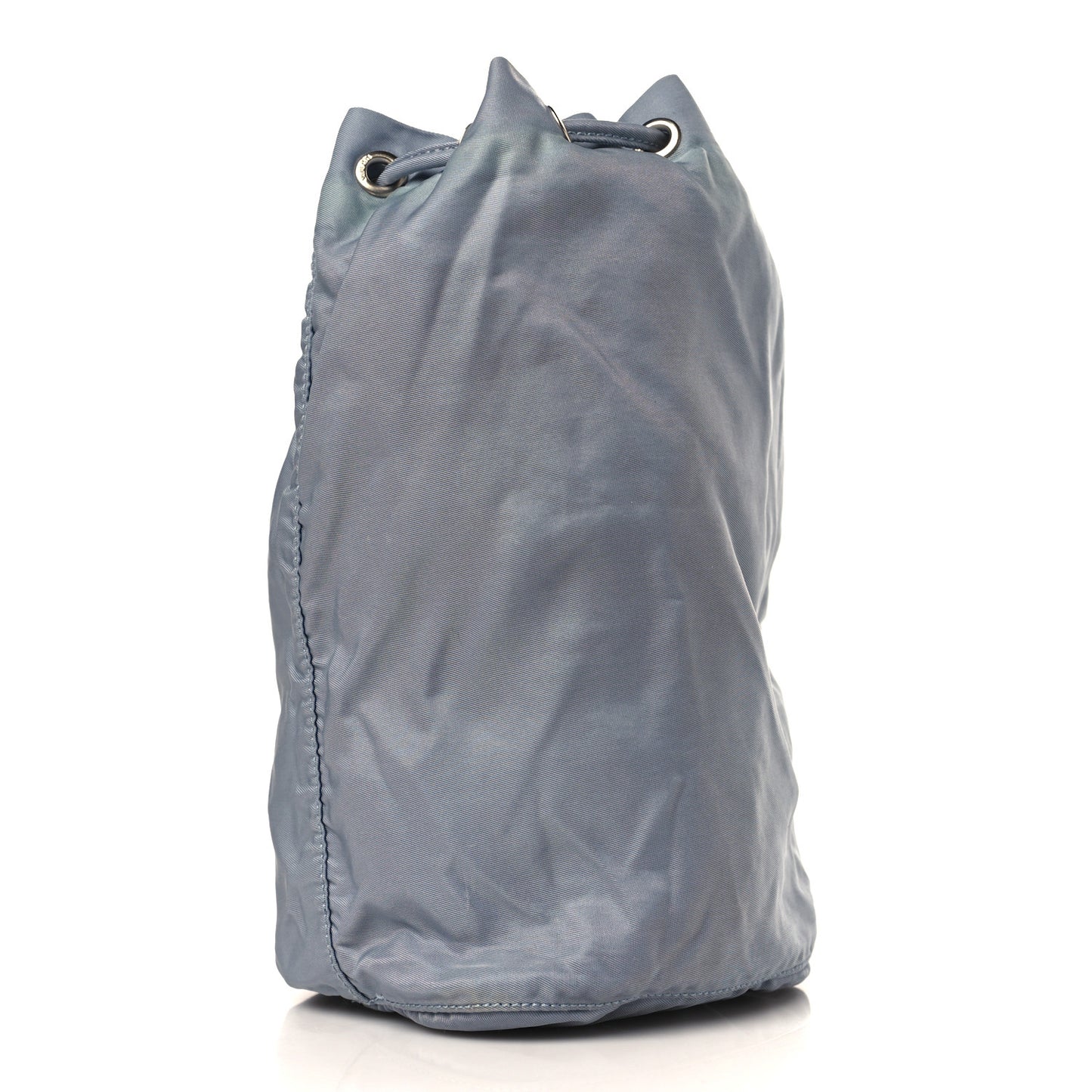 Nylon Vela Drawstring Pouch Blue