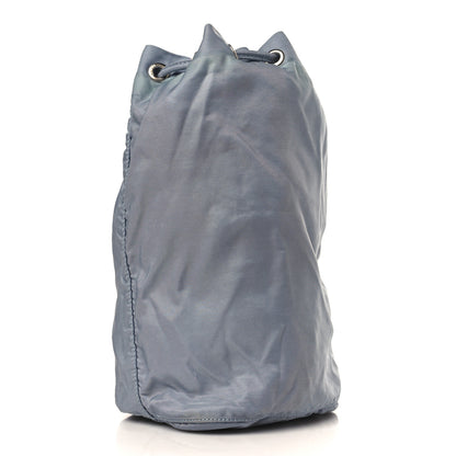Prada Nylon Vela Drawstring Pouch Blue 2 of 8
