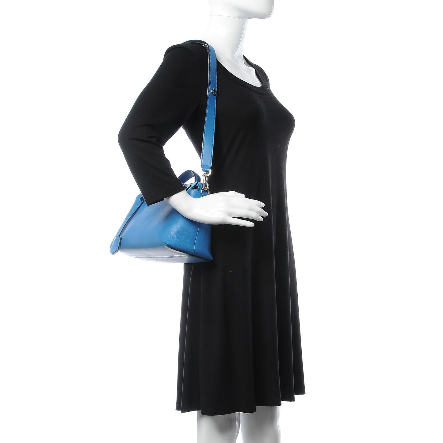 Vitello Dolce Medium By The Way Boston Bag Blue Royal