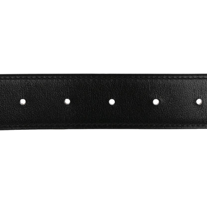 Hermes Togo Box 38mm Oscar Reversible 105 42 Belt Black Gold 5 of 8