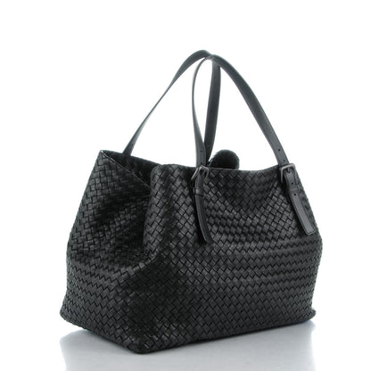 Bottega Veneta Nappa Intrecciato Large Seamless Tote Nero Black 3 of 10