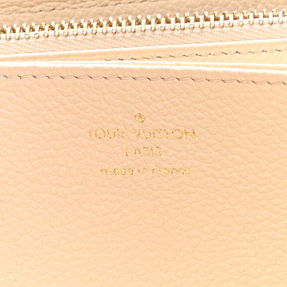 Louis Vuitton Snakeskin Empreinte Zippy Wallet Creme 6 of 8