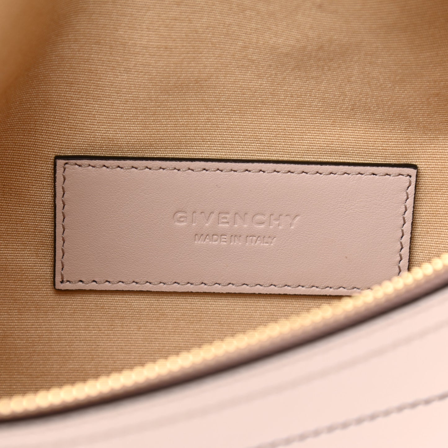 Calfskin Whip Belt Bag Pale Pink