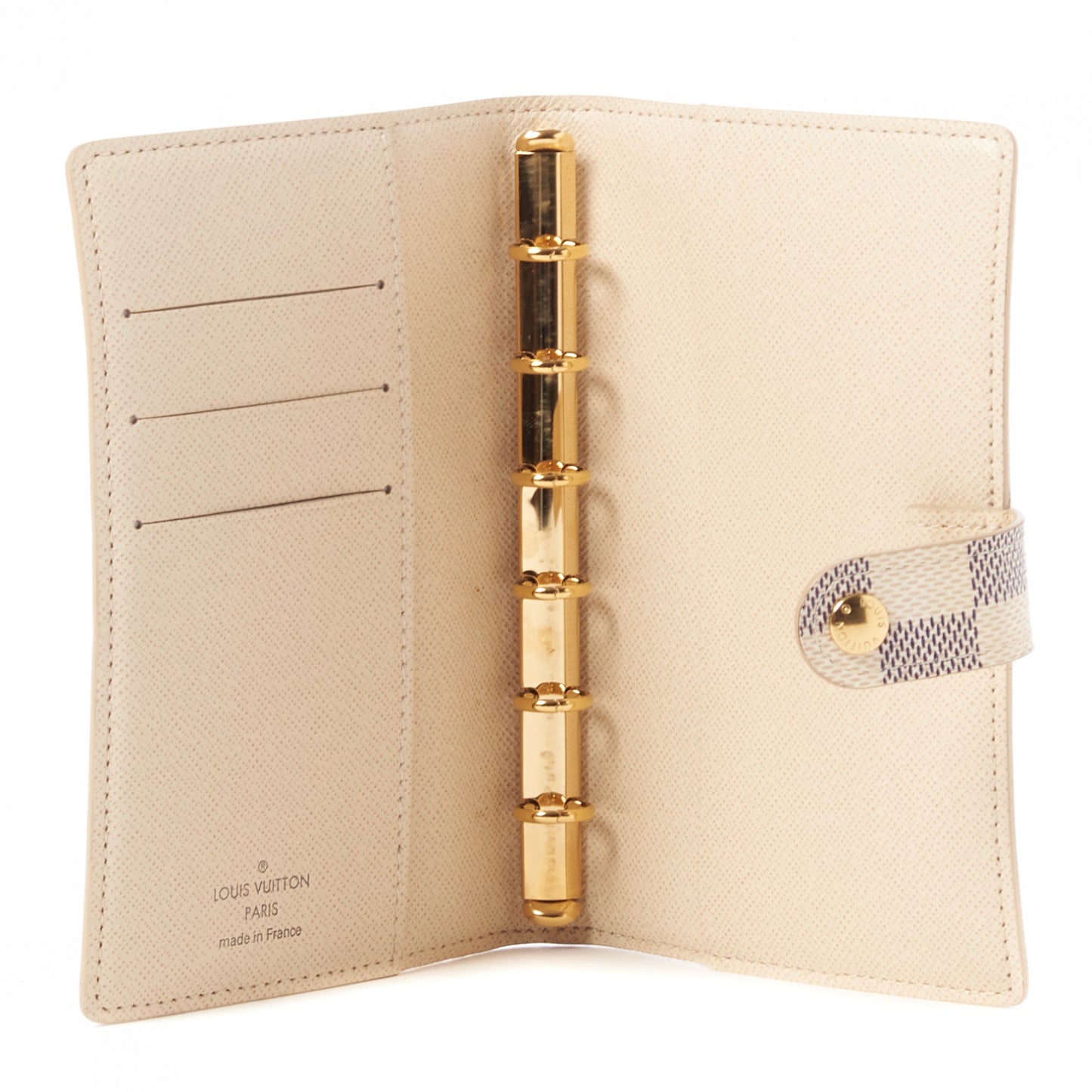 Damier Azur Small Ring Agenda Cover