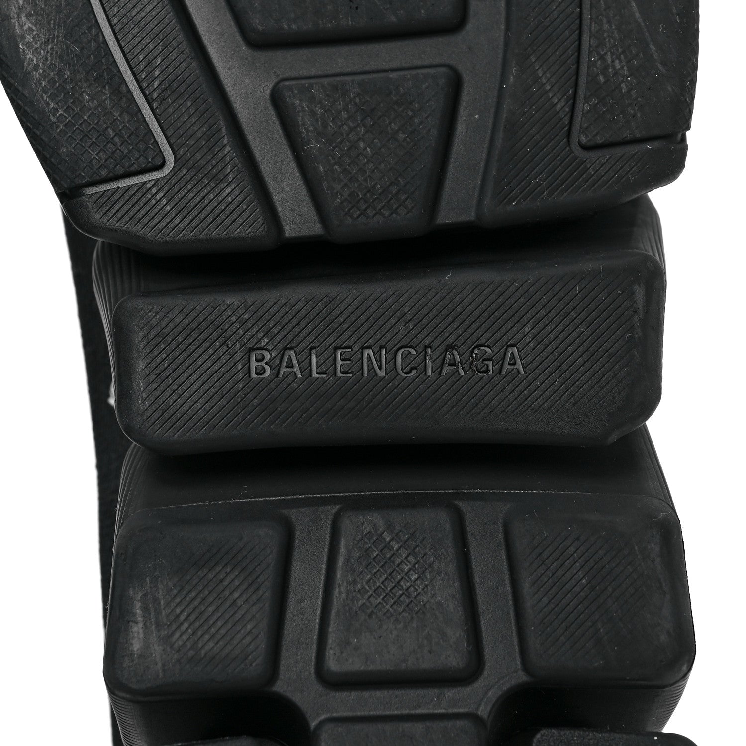 Balenciaga Neoprene Knit Allover Logo Bi-Color Sole Mens Speed Sneakers 43 Black White 6 of 7