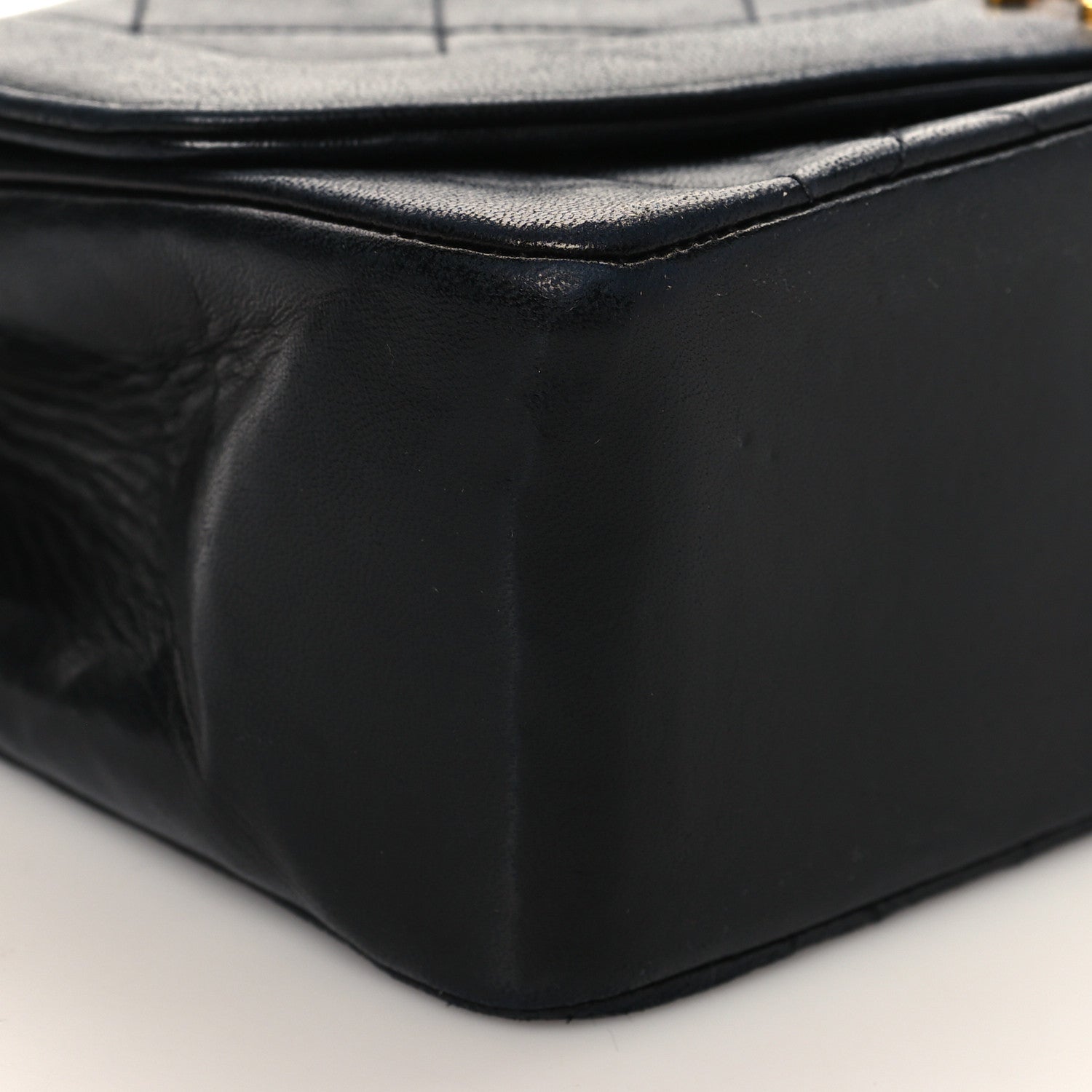Chanel Lambskin Quilted Small Single Flap Black 7 of 8