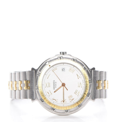 Hermes Stainless Steel 36mm Captain Nemo Quartz Watch Gold 3 of 9