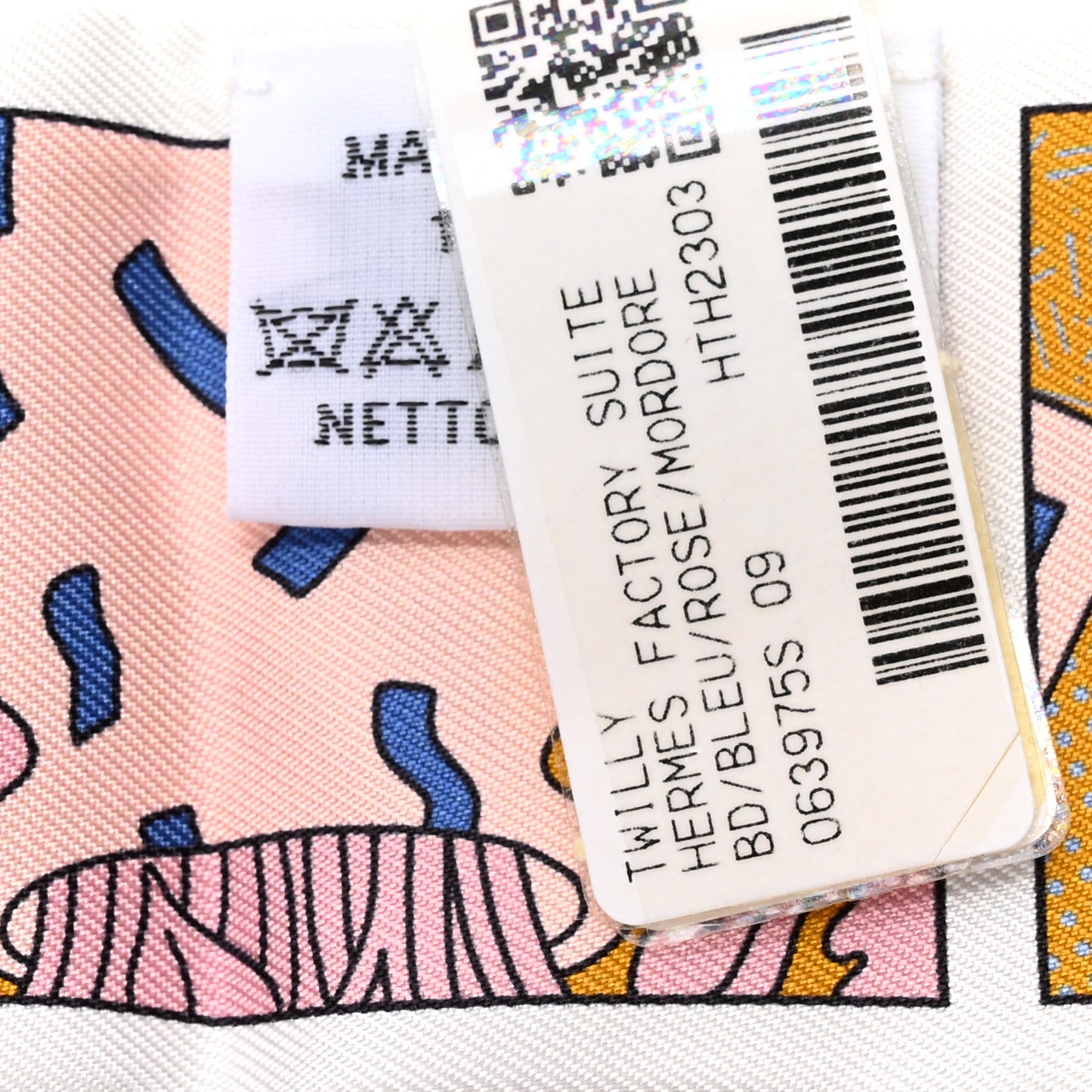 Silk Factory Suite Twilly Bleu Rose Mordore