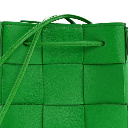 Bottega Veneta Nappa Maxi Intrecciato Small Cassette Bucket Bag Parakeet Parakeet 7 of 10