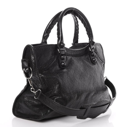 Balenciaga Agneau Giant Brogues Hardware City Black 3 of 8