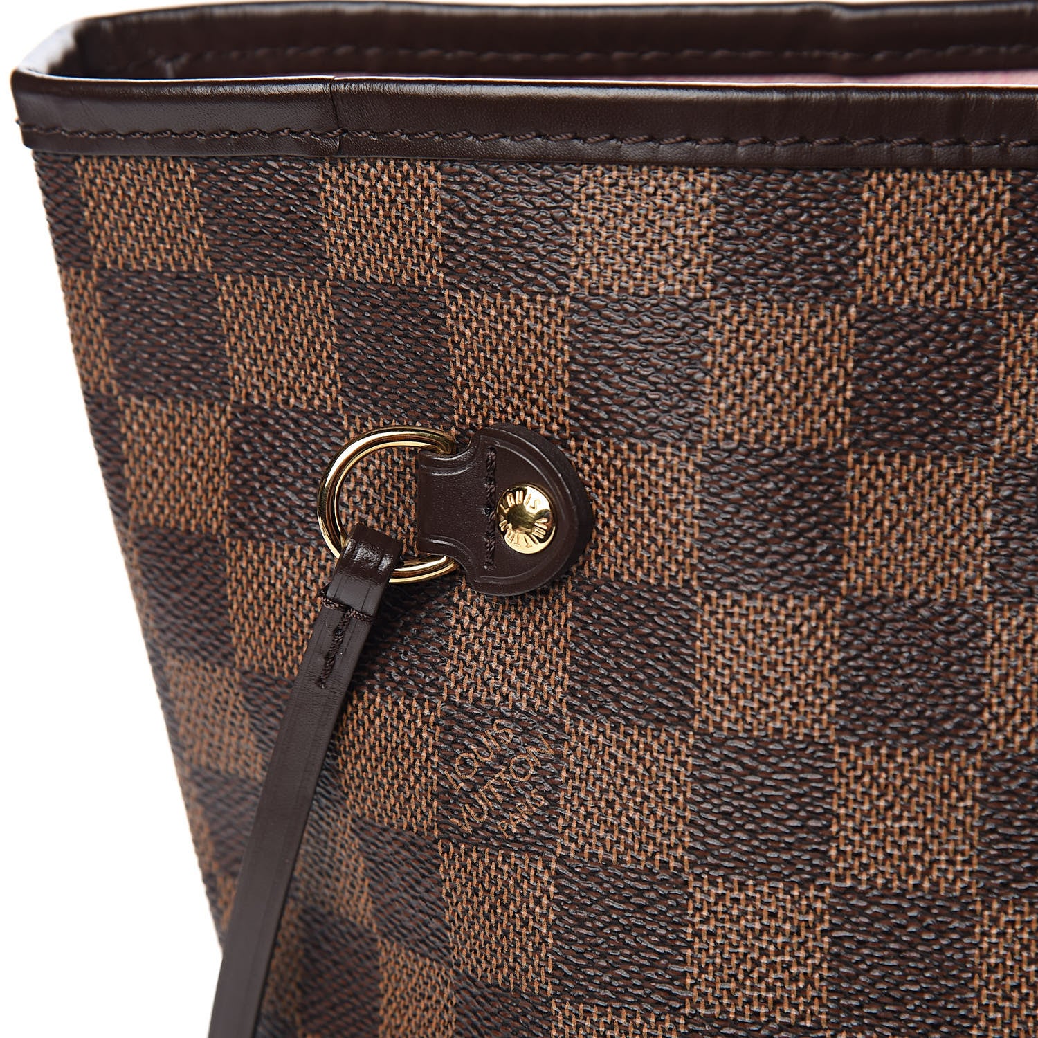Louis Vuitton Damier Ebene Neo Neverfull MM Rose Ballerine 11 of 11